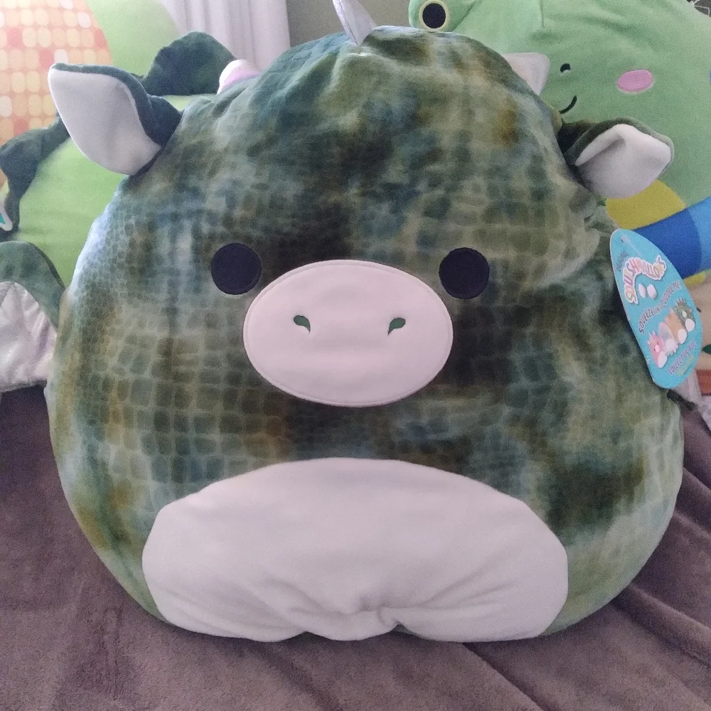 Squishmallows, Duke The Dragon, Plush Stuffed Animal By Kellytoy - Picture 10 of 10